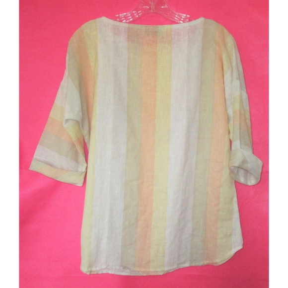 1980s vintage boho top size medium large shirt - Picture 5 of 5